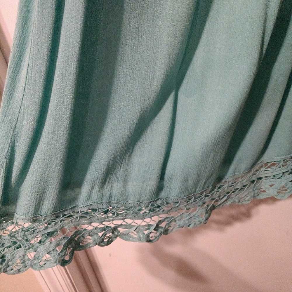 Teal summer dress